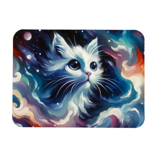 Celestial Cat Dreams Magneet (Horizontaal)
