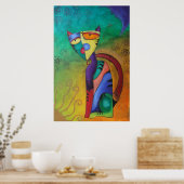 Celestial Cat Poster (Keuken)