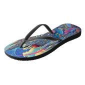 Celestial Cathedral Cityscape Teenslippers (Schuin)