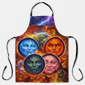 Celestial chaos fantasy ritual Gothic elemental ap Schort (Voorkant)