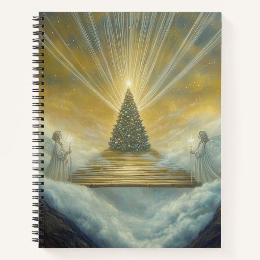 Celestial Christmas Tree Notebook Notitieboek (Voorkant)