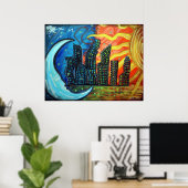 Celestial City Poster (Thuiskantoor)