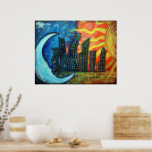Celestial City Poster (Keuken)