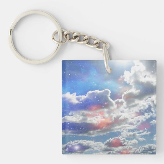 Celestial Clouds Sleutelhanger (Voorkant)
