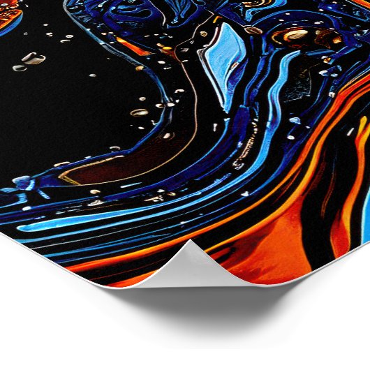 "Celestial Cognition" – A Surreal Portrait Poster (Hoek)