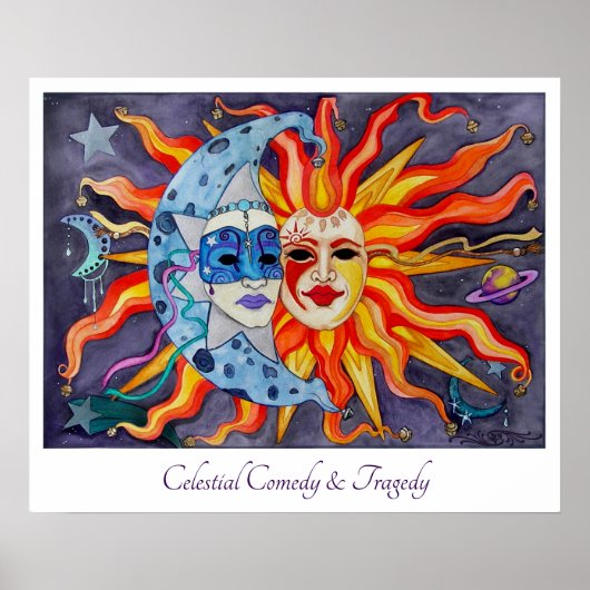 Celestial Comedy en tragedie Poster (Voorkant)
