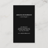 Celestial Confetti Glow Gold verticaal Visitekaartje (Achterkant)