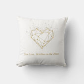 Celestial Constellation Heart Throw Pillow - Love Kussen (Voorkant)