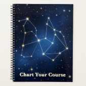 Celestial Constellation Map | Silver Foil Star Cha Planner (Voorkant)