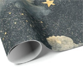 Celestial Constellation Star Pattern (1) Cadeaupapier (Rol Hoek)