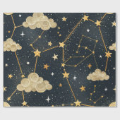 Celestial Constellation Star Pattern (2) Cadeaupapier (Vlak)
