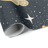 Celestial Constellation Star Pattern (2) Cadeaupapier (Rol Hoek)