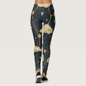 Celestial Constellation Star Pattern (2) Leggings (Achterkant)