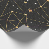 Celestial Constellation Star Pattern (3) Cadeaupapier (Hoek)