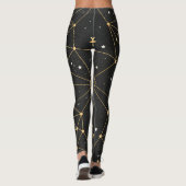 Celestial Constellation Star Pattern (3) Leggings (Achterkant)