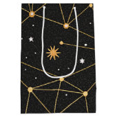 Celestial Constellation Star Pattern (3) Medium Cadeauzakje (Achterkant)