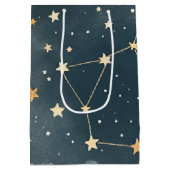 Celestial Constellation Star Pattern (4) Medium Cadeauzakje (Achterkant)