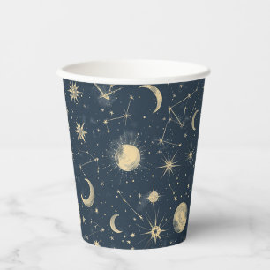 Celestial Constellation - Sterrennacht (2) Papieren Bekers