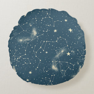 Celestial Constellation - Sterrennacht (2) Rond Kussen