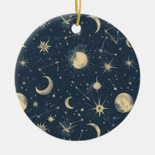Celestial Constellation - Sterrennacht (3) Keramisch Ornament