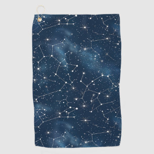 Celestial Constellation - Sterrennacht (4) Golfhanddoek