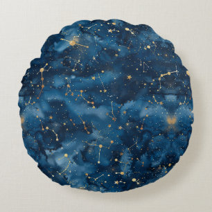 Celestial Constellation - Sterrennacht (7) Rond Kussen