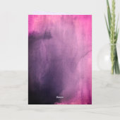 Celestial Custom Name Birthday Kaart (Achterkant)