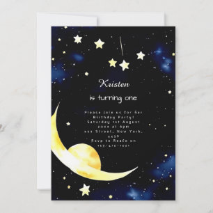 Celestial Custom Stardust Verjaardag Kaart