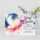 Celestial Delight Baby shower Kaart (Staand voorkant)