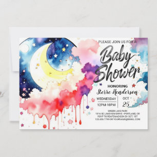 Celestial Delight Baby shower Kaart