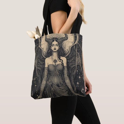 Celestial Demoness Gothic Tote Bag (De près)
