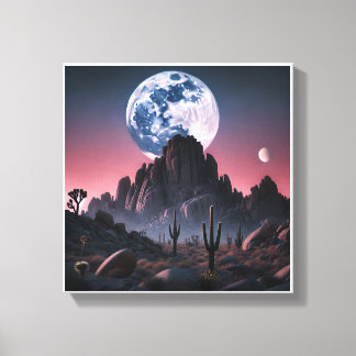 Celestial Desert Dreamscape Canvas Afdruk