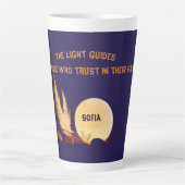 Celestial Devotion 17oz Blue Latte Mug (Devant)