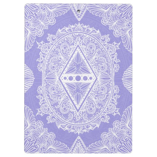 Celestial Diamond Mandala Klembord (Achterkant)