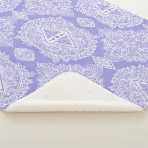 Celestial Diamond Mandala Sherpa Deken