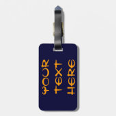 Celestial Dragon Bagagelabel (Achterkant verticaal)