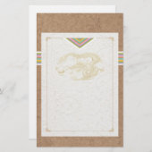 Celestial Dragon Stationery Briefpapier (Voorkant / Achterkant)