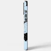 Celestial Dreams Doodles Blauw Zwart Gepersonalise Case-Mate iPhone Case (Achterkant / Links)
