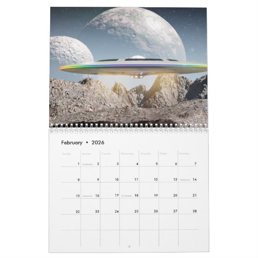 Celestial Dreams Kalender (Feb 2026)
