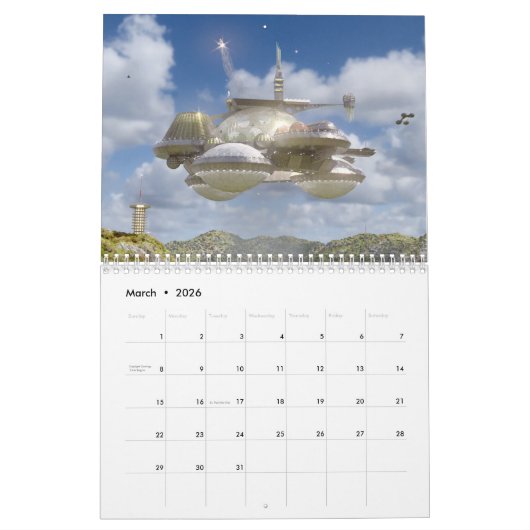 Celestial Dreams Kalender (Mar 2026)