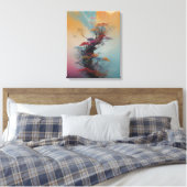 Celestial Dreamscape Canvas Prints: Een fusie van Afdruk (Insitu (Slaapkamer))