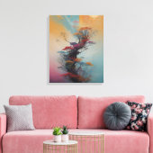 Celestial Dreamscape Canvas Prints: Een fusie van Afdruk (Insitu (Woonkamer))