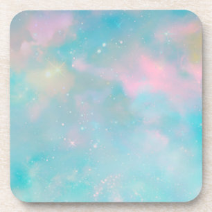 Celestial Dreamscape Pastel Dessous de verre en pl