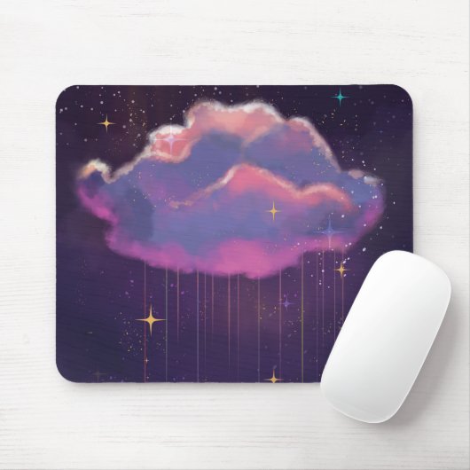 Celestial Dreamy Cloud Art Mouse Pad Muismat (Met muis)