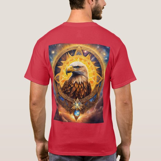 Celestial Eagle of Solar Wisdom T-shirt (Achterkant)