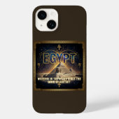 Celestial Egypt Sphinx Pyramids Galaxy Poster Case-Mate iPhone Case (Achterkant)