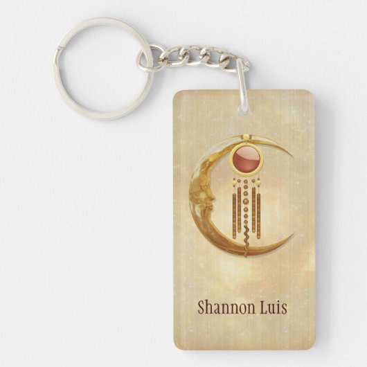 Celestial Elegance 3D New age Sleutelhanger (Voorkant)