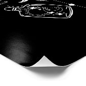 Celestial Elegance: Maan Godin Design Perfect Poster (Hoek)