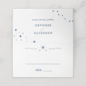 Celestial Elegant Wedding Stars White Folded (Buitenkant ongevouwen)