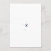 Celestial Elegant White Wedding Advice Card Advieskaart (Achterkant)